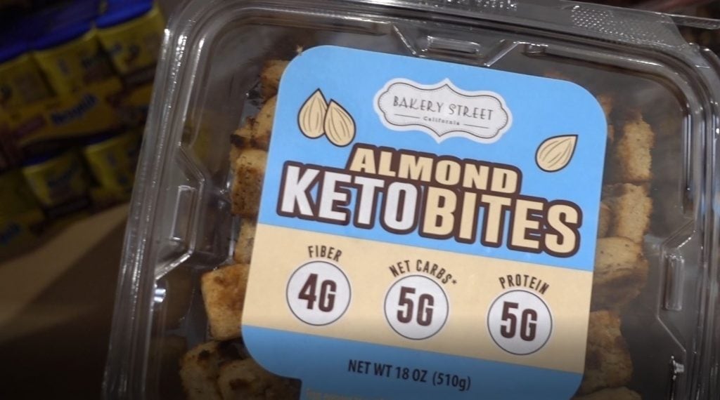 almond keto bites that can be found at costco