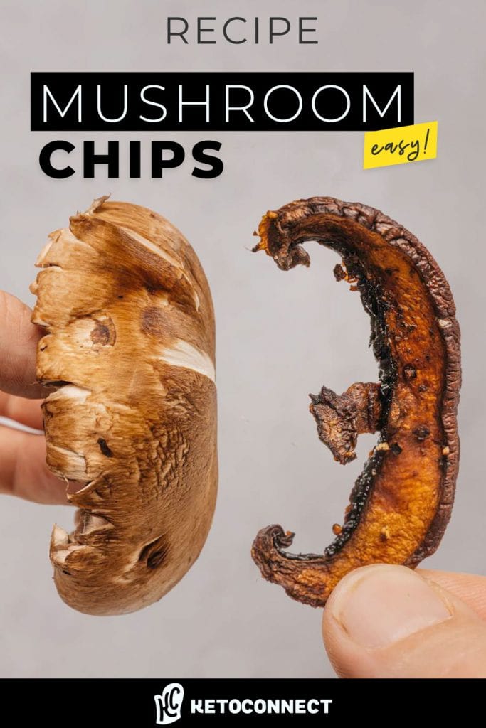 easy keto mushroom chips