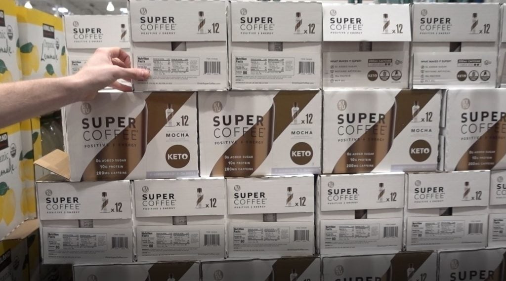 keto costco keto coffee option at costco large display