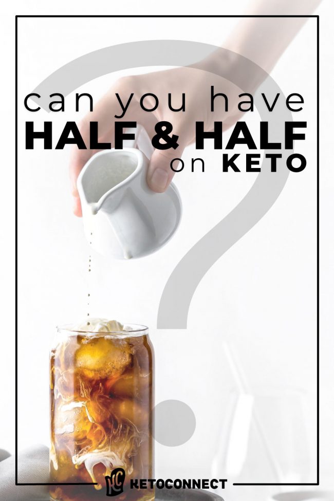 can you have half and half on keto