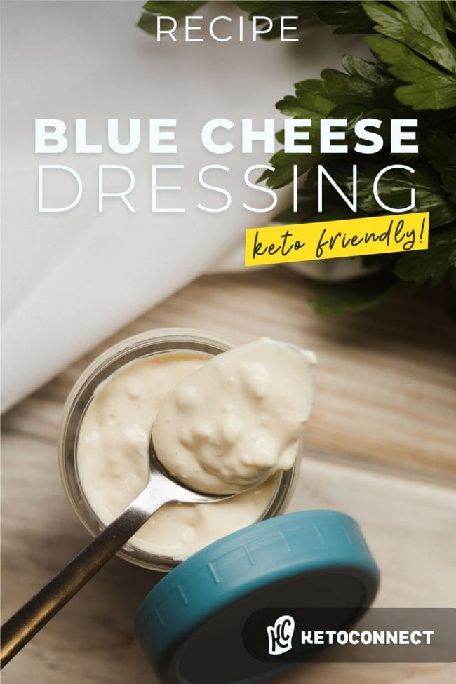 EASY Keto Blue Cheese Dressing Recipe KetoConnect