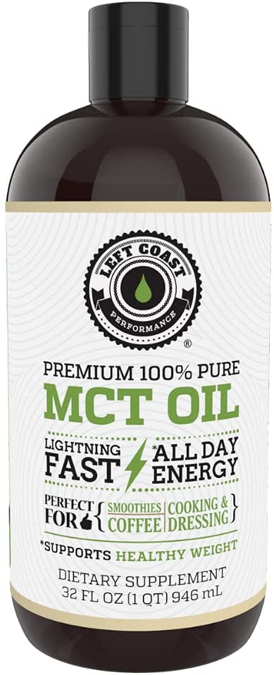 Left Coast MCT Oil Keto derived only from Sustainable Coconuts