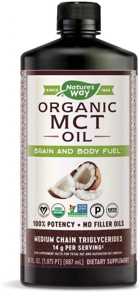Best MCT Oil for Keto Nature's Way pure source MCT oil