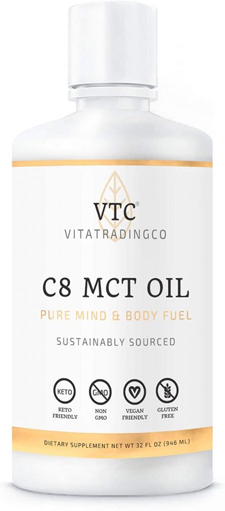 Best MCT Oil for Keto VitaTradingCo C8 MCT Oil