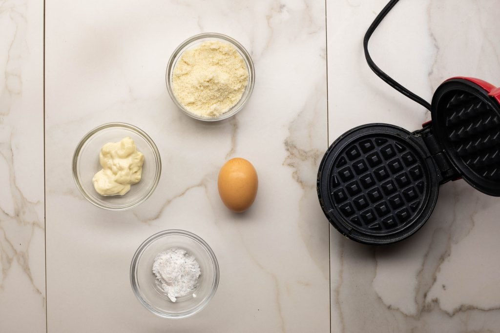 wonder bread chaffle ingrediends for making wonderbread chaffle