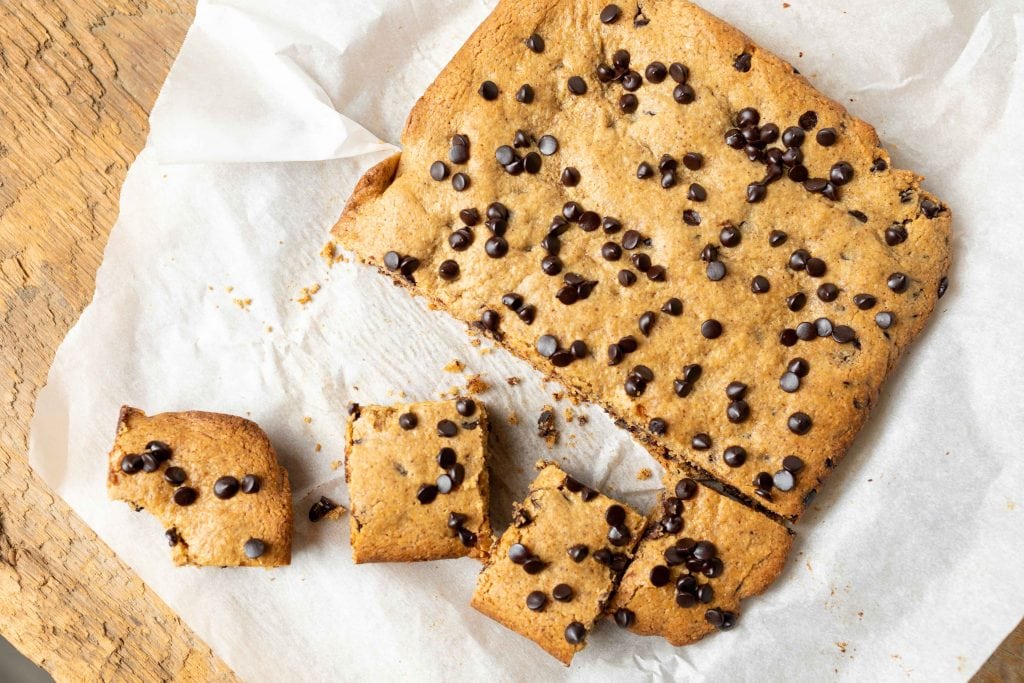 Keto Chocolate Chip Cookie Bars Delicious Keto Chocolate Chip Cookie Bars