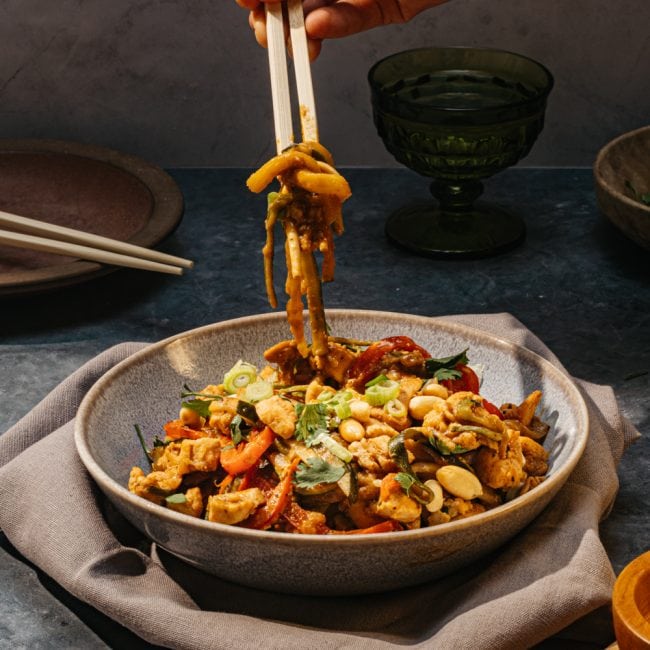 Keto Pad Thai low carb Keto pad thai