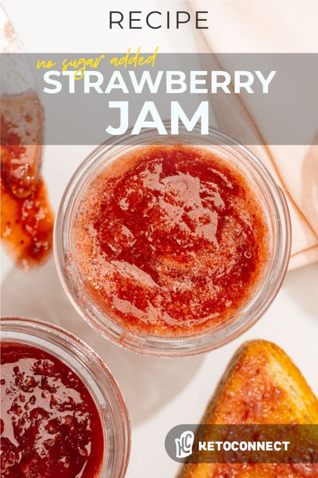 Sugar Free Strawberry Jam [Low Carb & Keto] KetoConnect