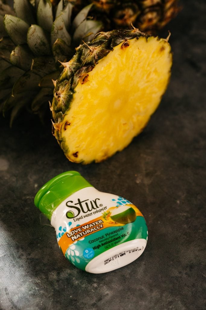 Keto Pina Colada Coconut Pineapple Water Stur