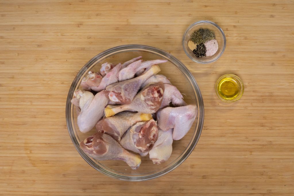 Ingredients for Keto chicken wings