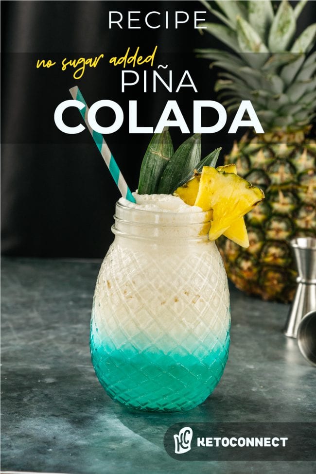 Keto Pina Colada Quick & Easy Recipe KetoConnect