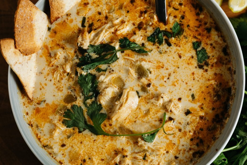 how long can chicken sit out White Chicken Chili