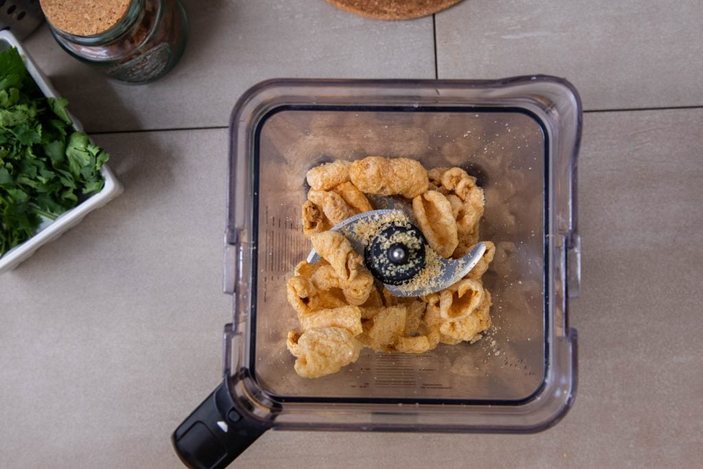 keto chicken cordon bleu crushed pork rinds