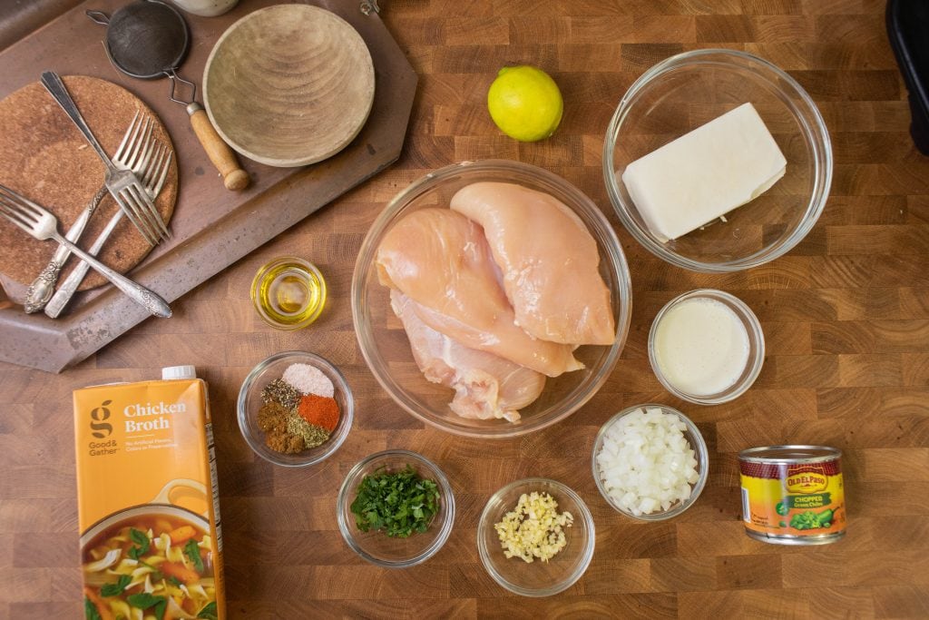 keto white chicken chili ingredients for keto white chicken chili recipe