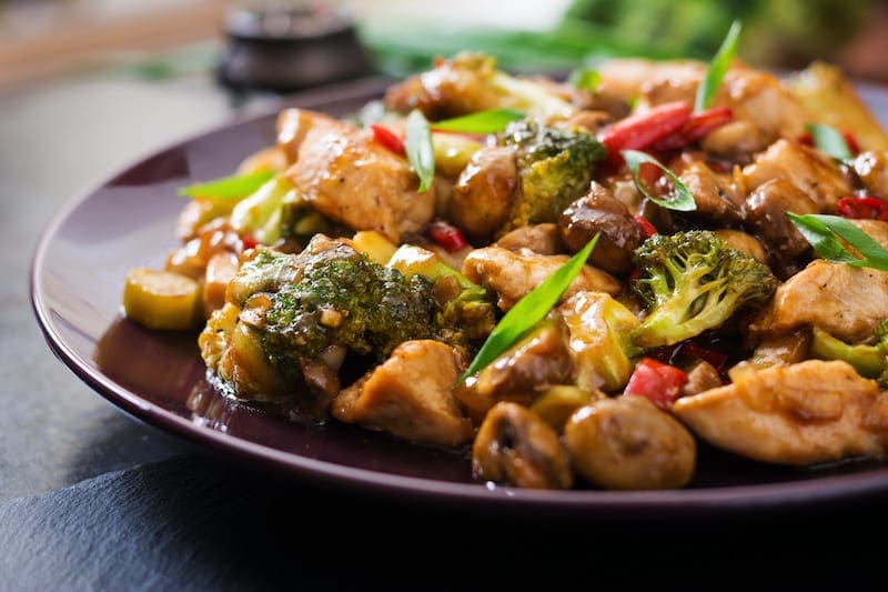 keto lunch ideas Keto Chicken And Veggie Stir Fry