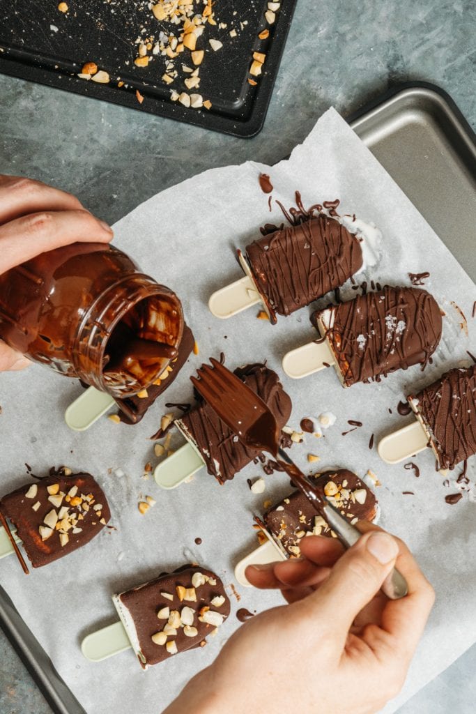 Chocolate Keto Ice Cream Bars