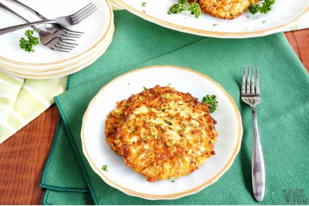 keto lunch ideas Keto Zucchini Fritters