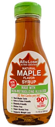 best sugar-free syrup All-U-Lose Natural Maple Flavored Syrup