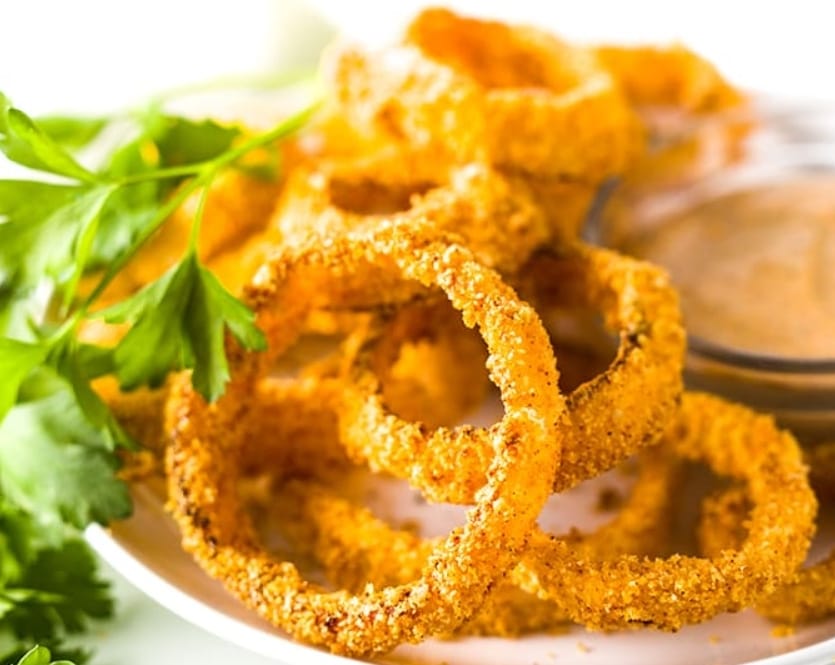 Keto Air Fryer Onion Rings