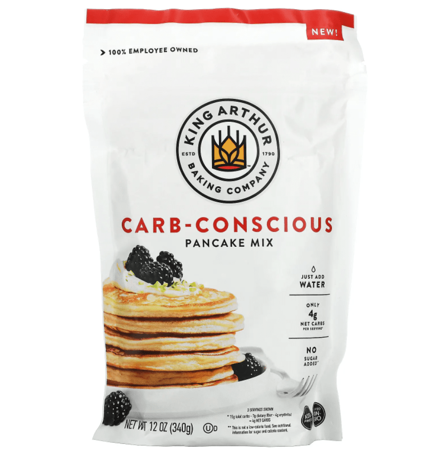 best keto pancake mix King Arthur Carb-Conscious Keto-Friendly Pancake Mix