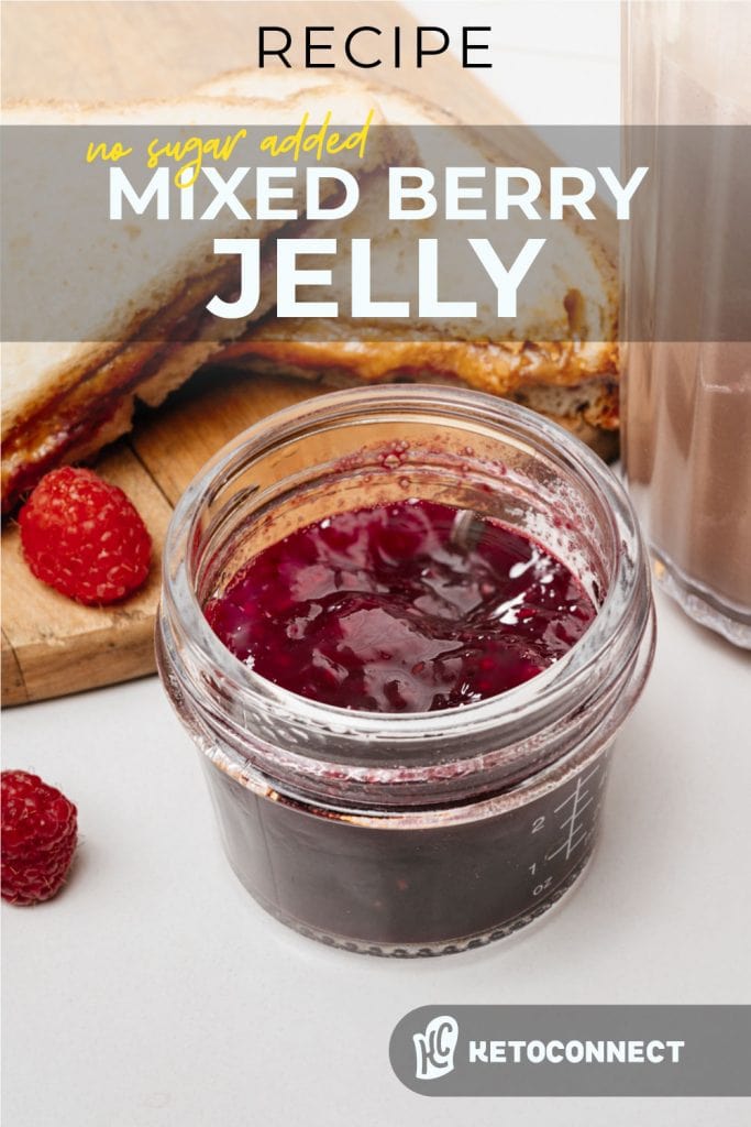 mixed berry keto jelly