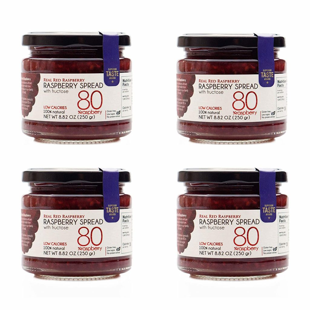 keto jelly Real Red Raspberry Jam