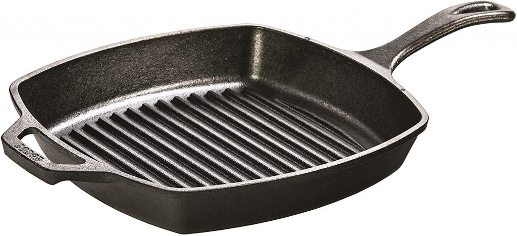 best cast iron griddle Lodge Cast Iron Grill Pan