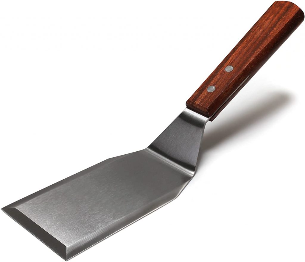 best spatula for cast iron MANNKITCHEN Professional Grade Stainless Steel Spatula