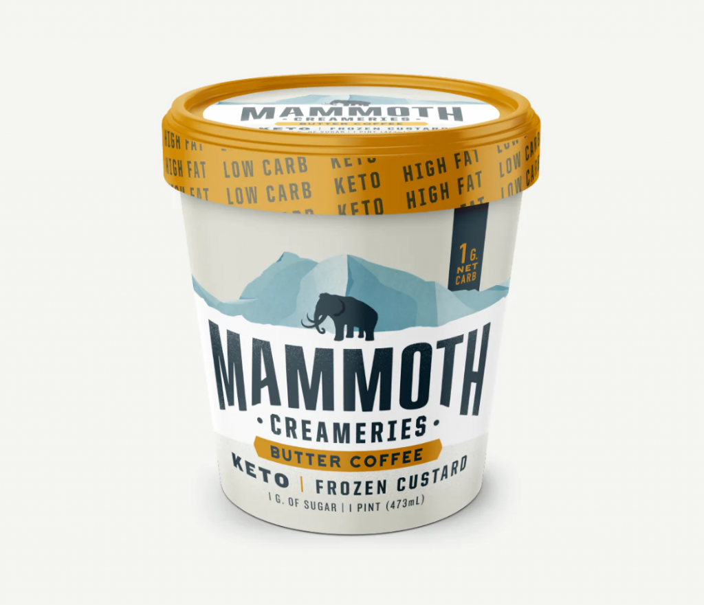 Mammoth Creamery keto ice cream