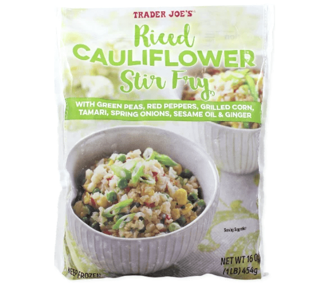where to buy cauliflower rice Trader Joe's Riced Cauliflower