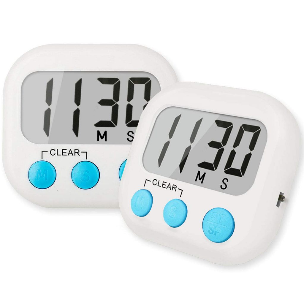 best kitchen timer AOUCE 2 Pack Digital Kitchen Timer