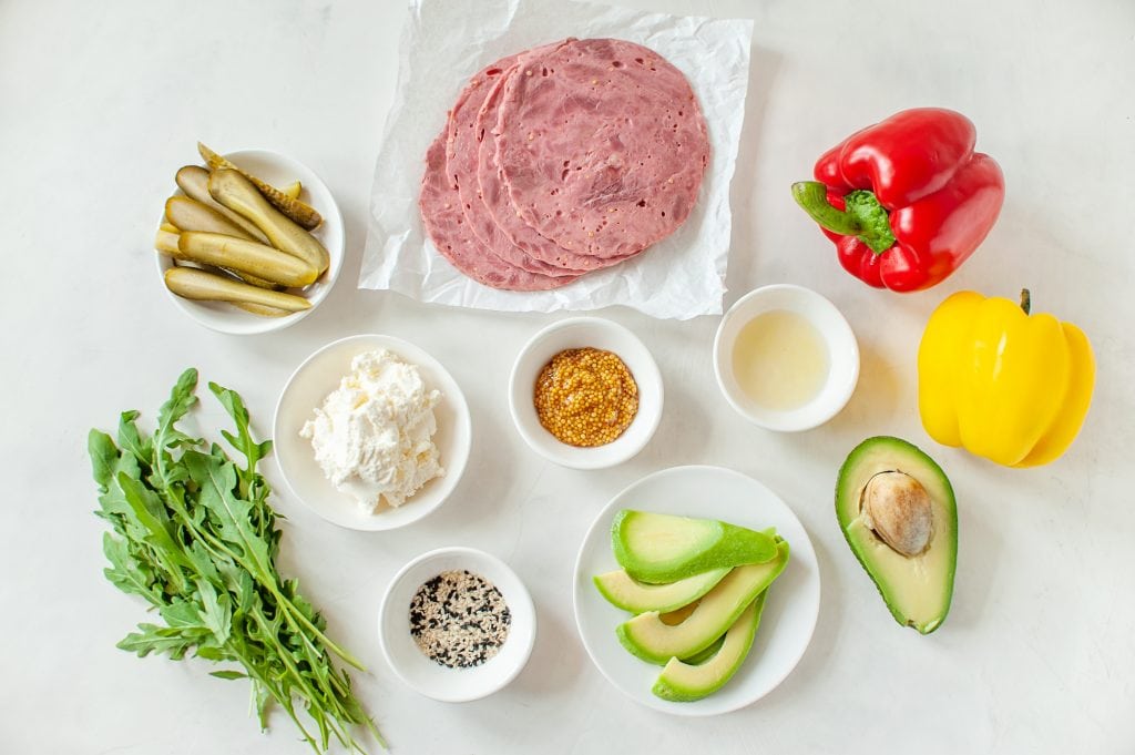 Bell Pepper Sandwich ingredients