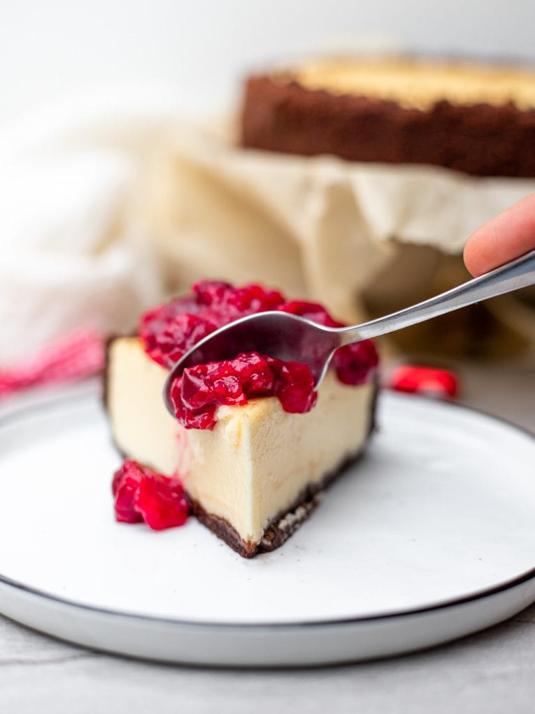 No-Bake Cherry Cheesecake