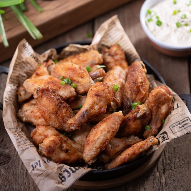 salt and vinegar wings