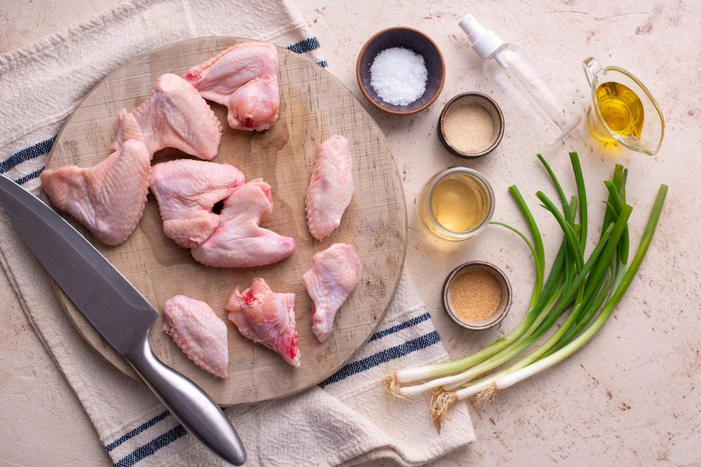 salt and vinegar wings Divided chicken wings