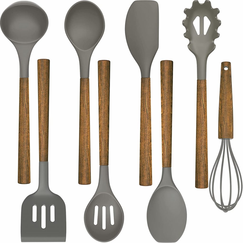 best kitchen utensil set Umite Chef 8-Piece Silicone Cooking Utensil Set