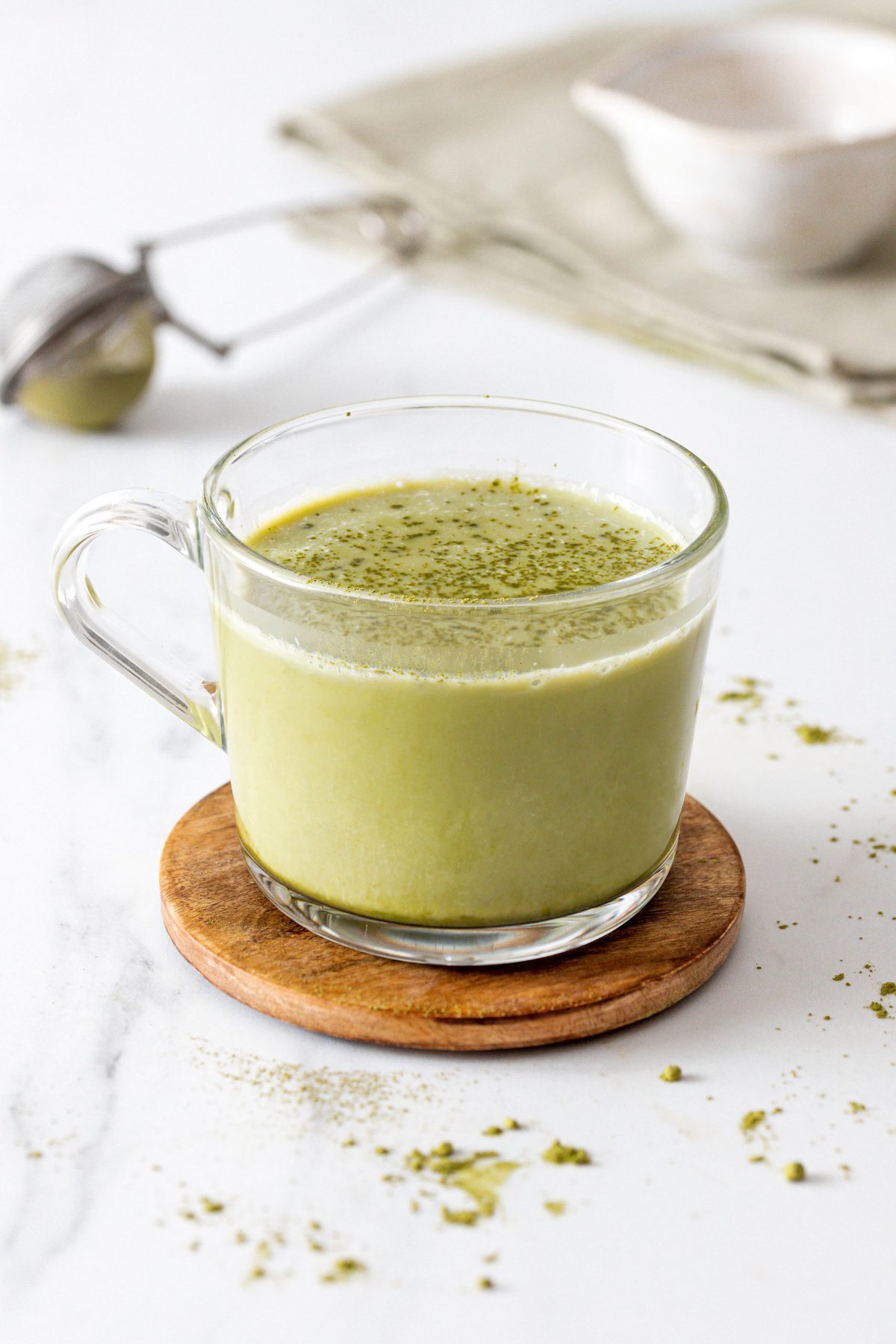 Mouthwatering Keto Matcha Green Tea Panna Cotta with Coconut Milk