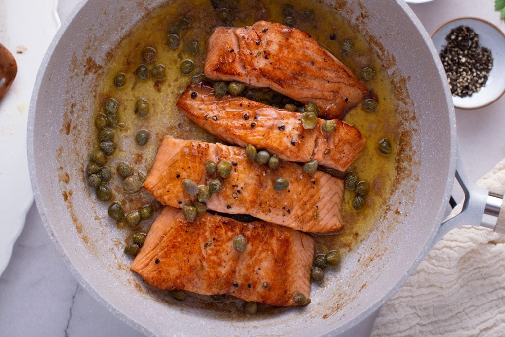 pan fried salmon