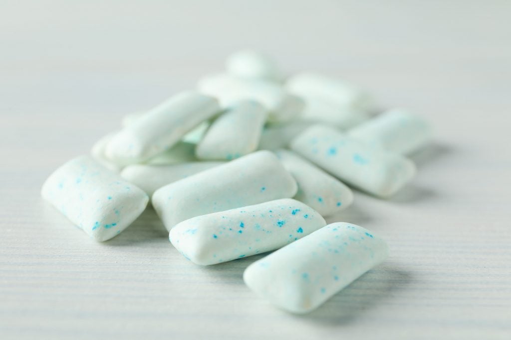 can you chew gum while fasting bubble gum