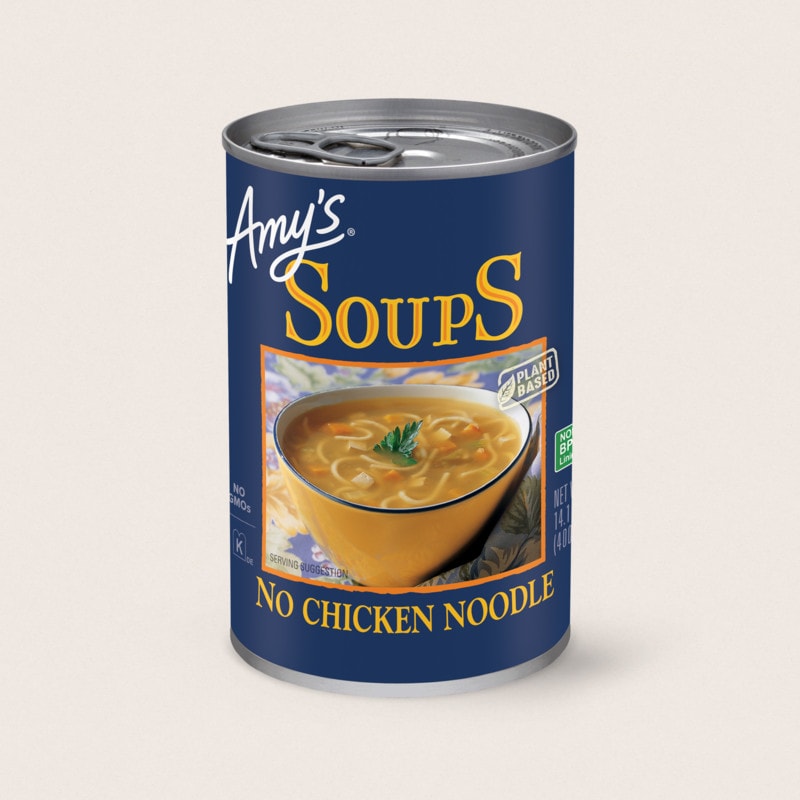 No Chicken Noodle Soup from Amy's Soups