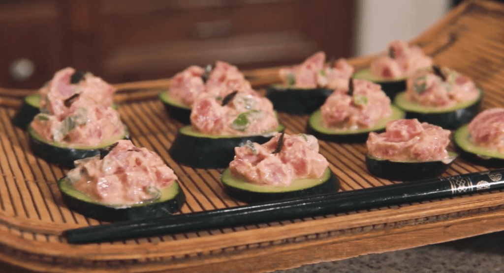 Spicy keto bites with tuna