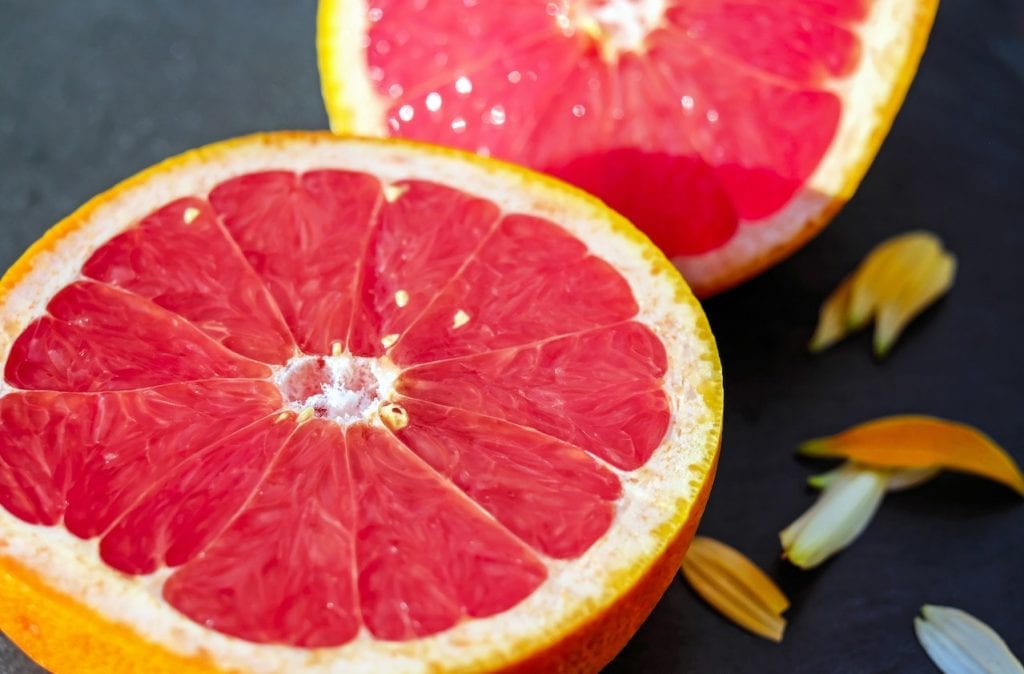 carbs in grapefruit grapefruit 2 halves