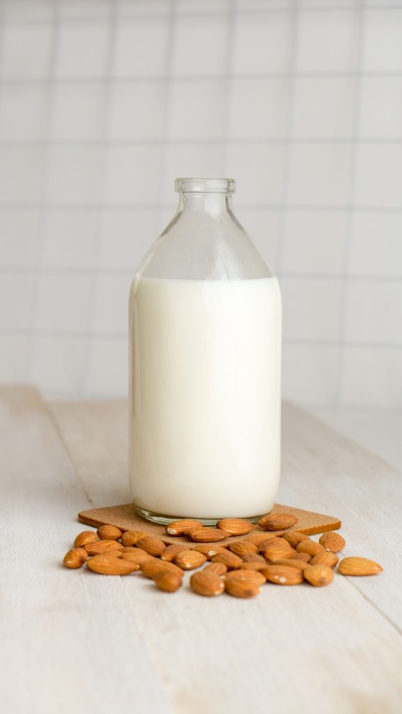 fortified almond milk