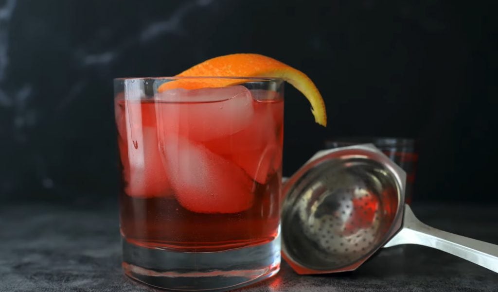 keto cocktails low carb negroni