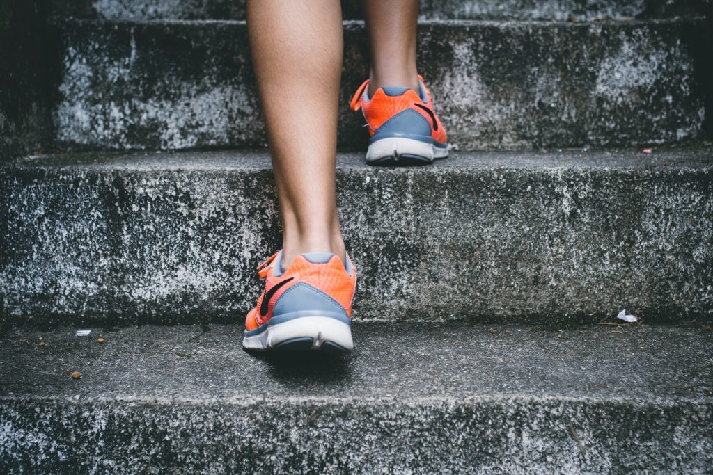 losing inches but not weight stepping